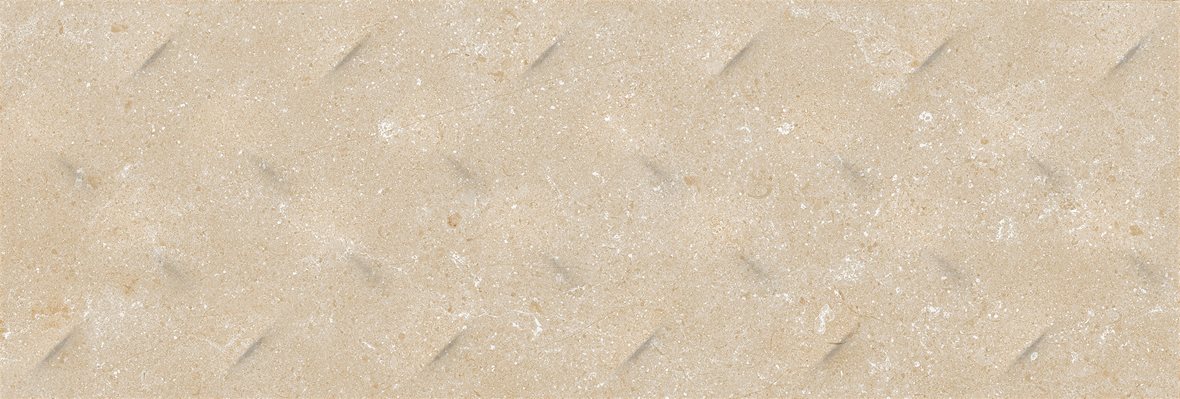 Pukkila Paros Decora lasitettu kuviolaatta 30X90 03 sand kohokuvioinen matta vaalea beige kivi