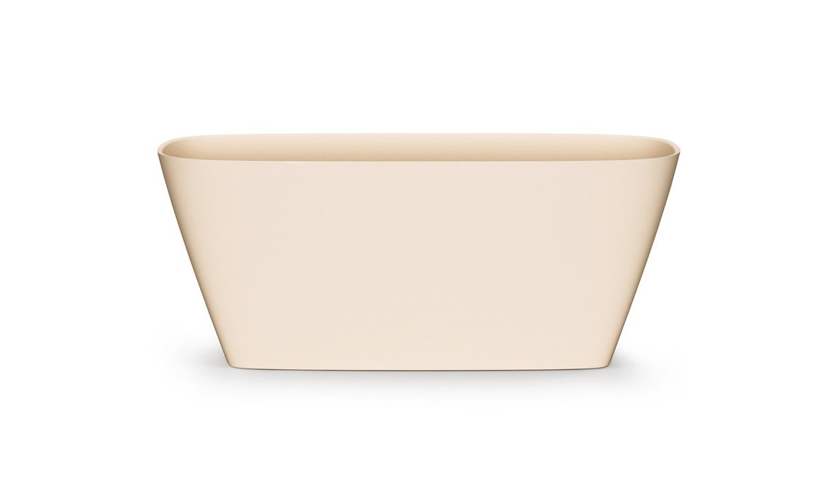 PAA Duna kiviamme 150x65x60 cm oyster vapaasti sijoitettava