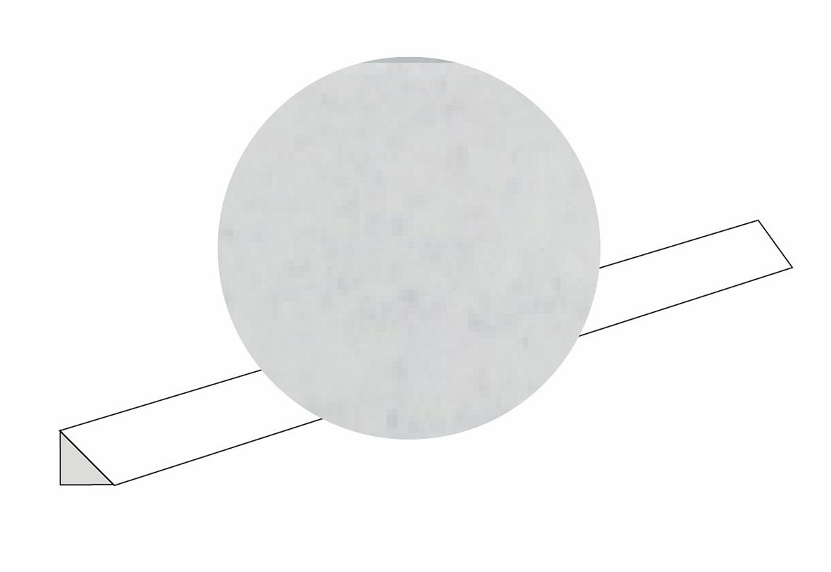 LPC Lusteria lasitettu boordi 1,4X45 01 light laineileva kiiltävä vaalea harmaa vivahteikas