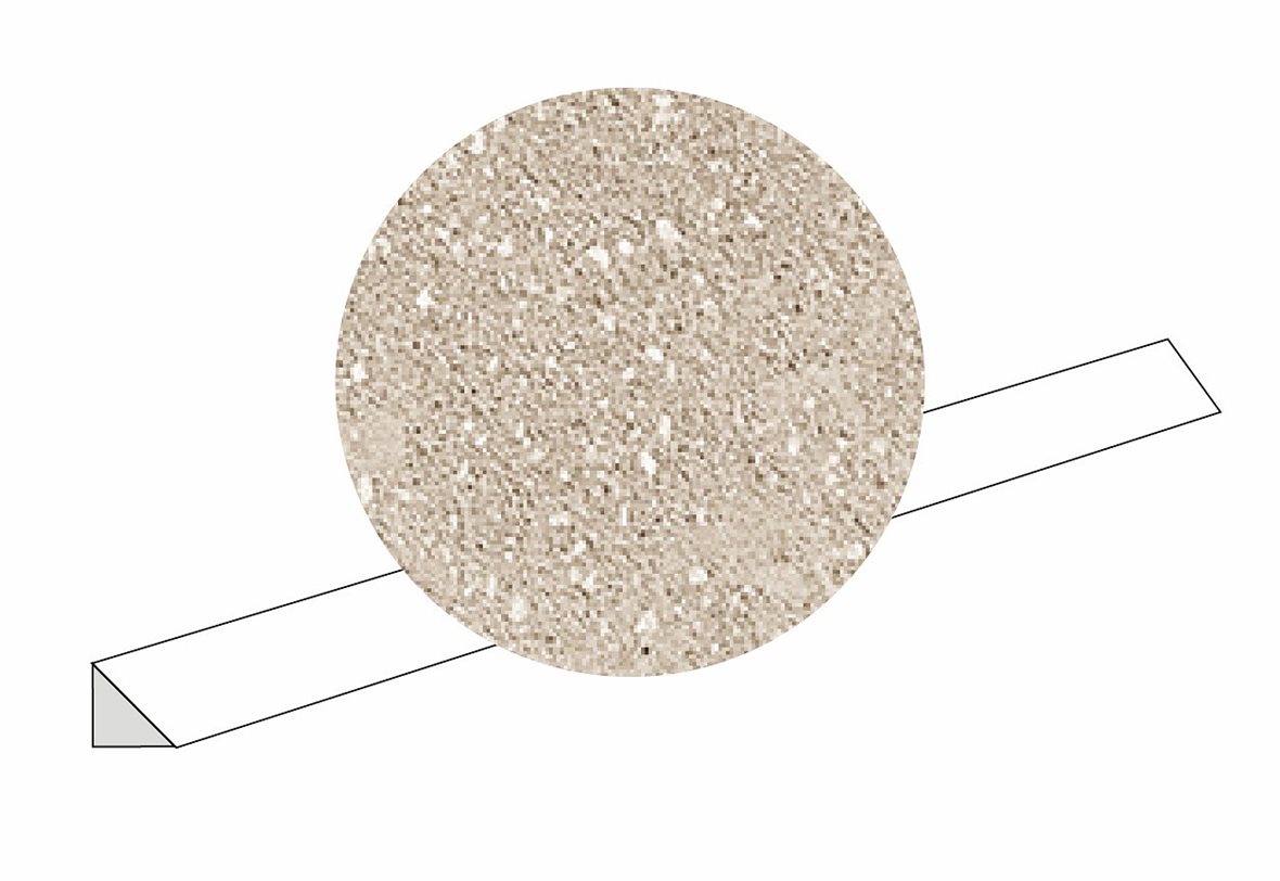 LPC Artisano lasitettu boordi 1,4X45 07 sand laineileva matta keskitumma beige terrazzo