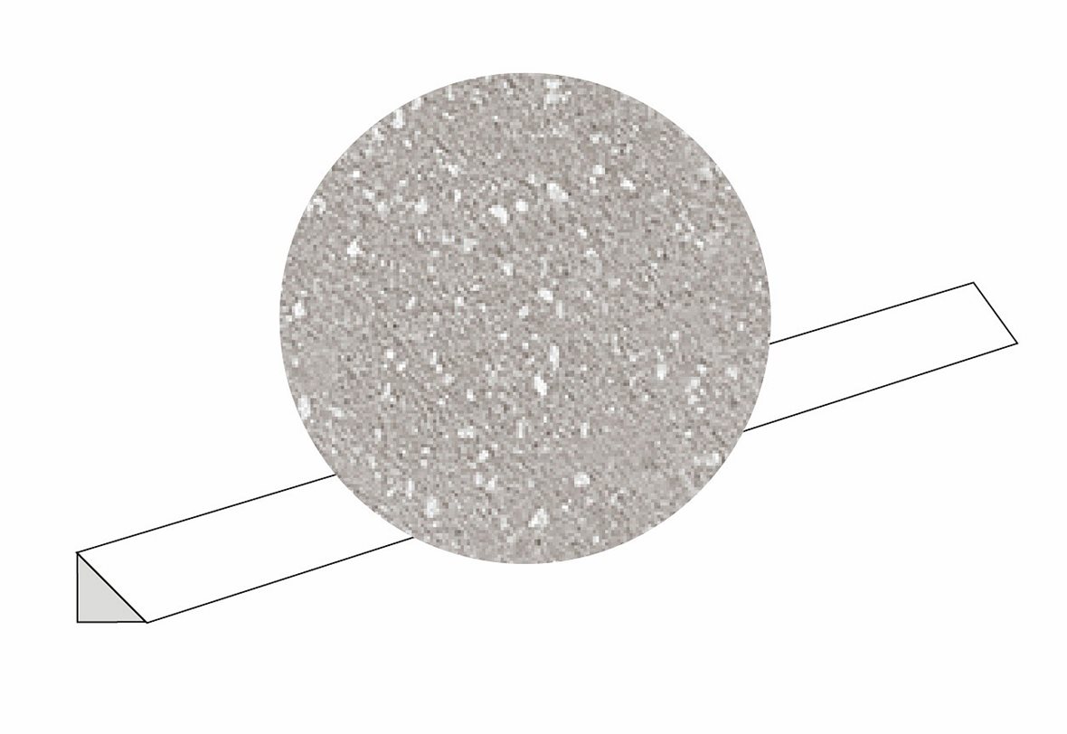 LPC Artisano lasitettu boordi 1,4X45 02 grey laineileva matta vaalea harmaa terrazzo
