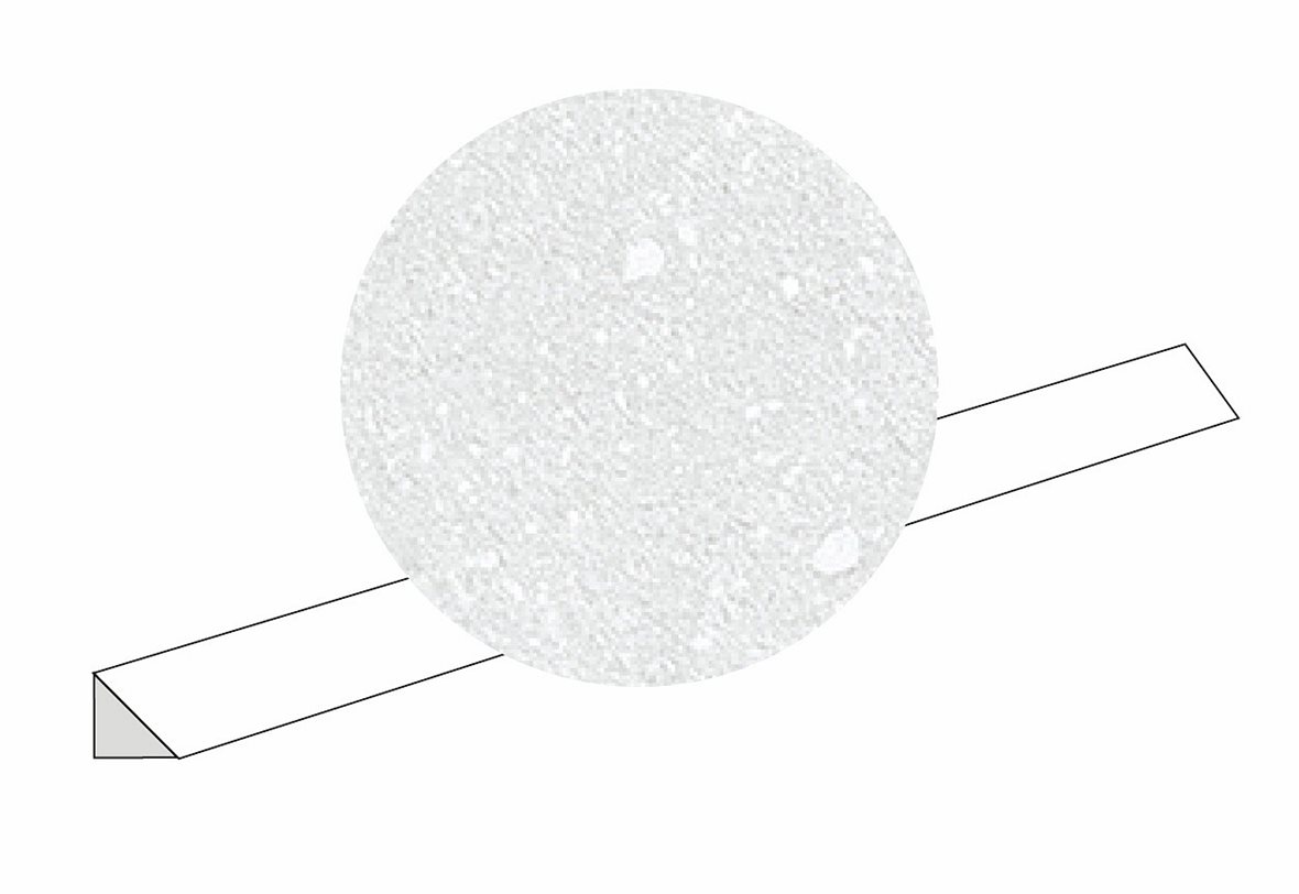 LPC Artisano lasitettu boordi 1,4X45 01 chalk laineileva matta vaalea valkoinen terrazzo