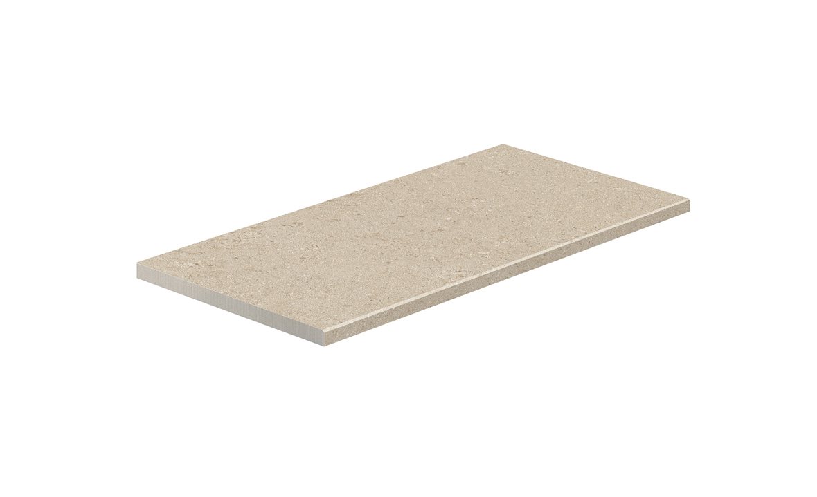 LPC Ravello lasitettu porraslaatta kiillotettu reuna 33X90X2 R02 powder karhennettu matta keskitumma beige kivi