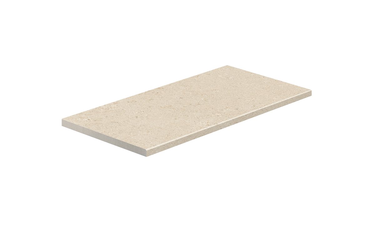 LPC Ravello lasitettu porraslaatta kiillotettu reuna 33X90X2 R03 ivory karhennettu matta vaalea beige kivi