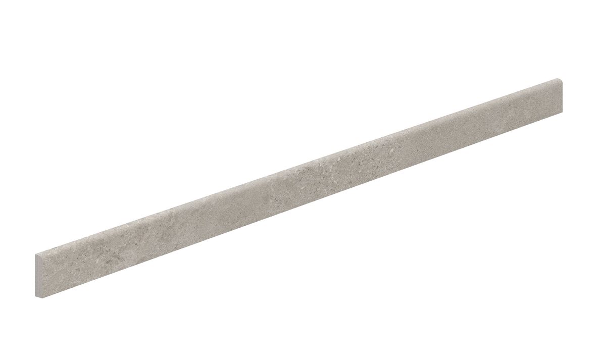 LPC Ravello lasitettu jalkalista 6X120 05 grey tasapintainen matta keskitumma harmaa kivi
