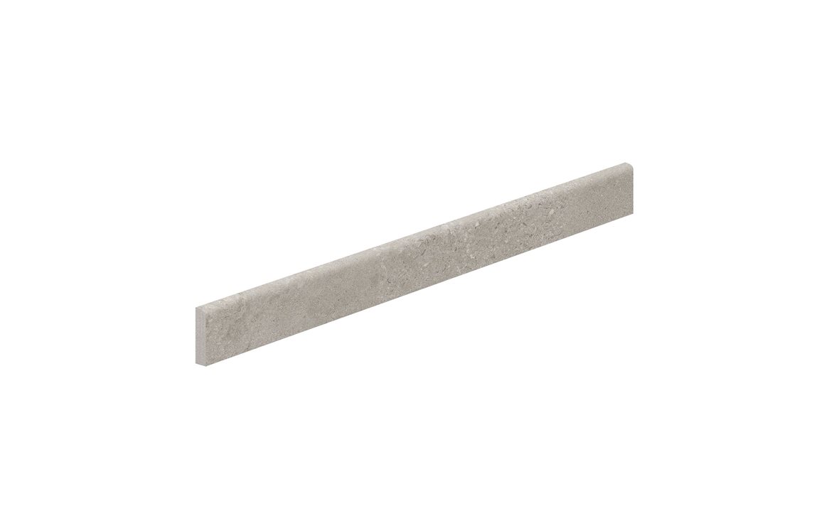 LPC Ravello lasitettu jalkalista 6X60 05 grey tasapintainen matta keskitumma harmaa kivi
