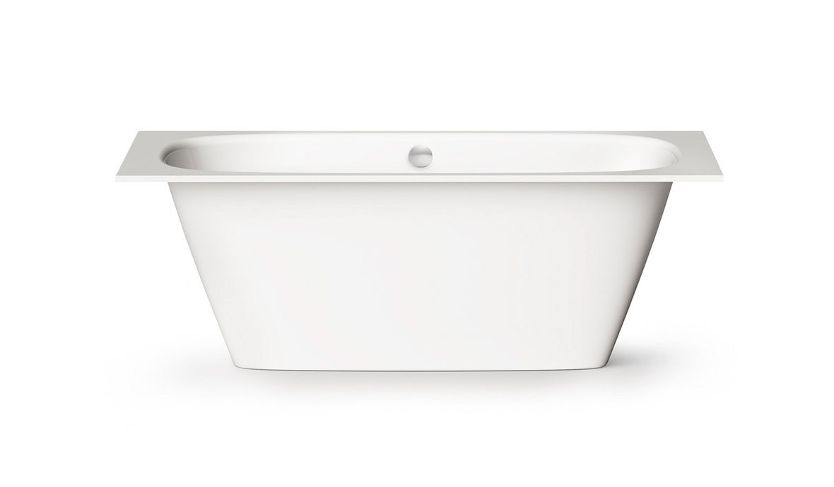 PAA Smart kylpyamme 170x75x60 cm kiiltävä valkoinen valumarmori vapaasti sijoitettava