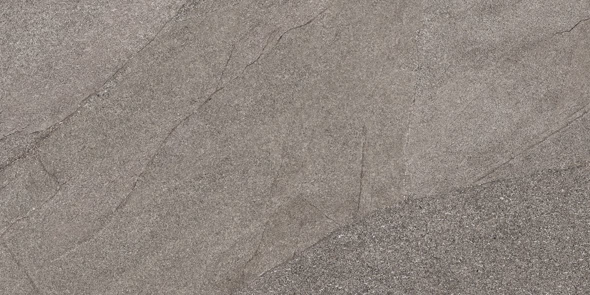 Pukkila Canyon lasitettu porcelanato seinälaatta lattialaatta ulkolaatta 30X60 04 smoke laineileva matta keskitumma ruskea kivi