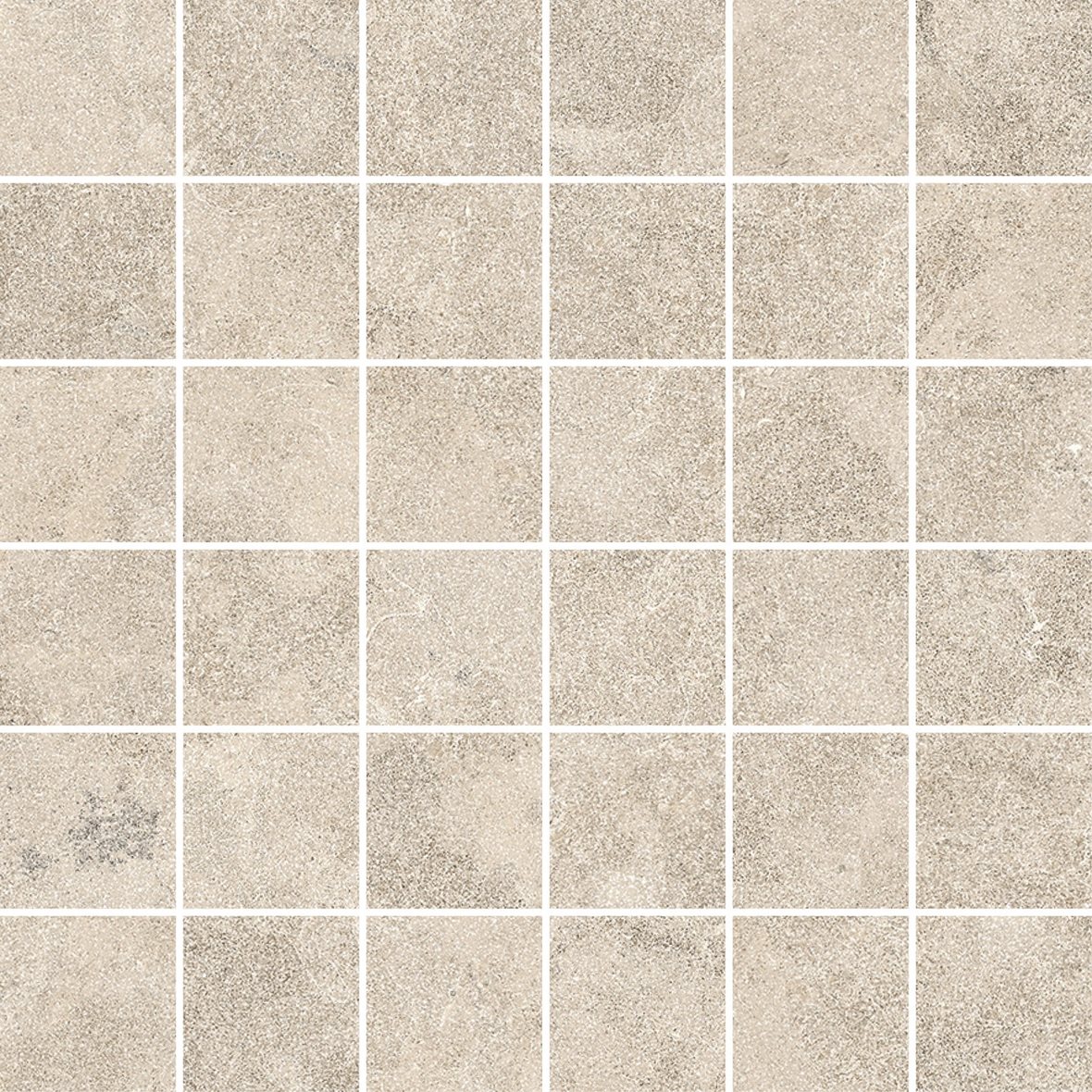 LPC Portland Cross lasittamaton porcelanato mosaiikki seinälaatta lattialaatta 5X5 03 sand tasapintainen silotettu matta Mosaico keskitumma beige kivi