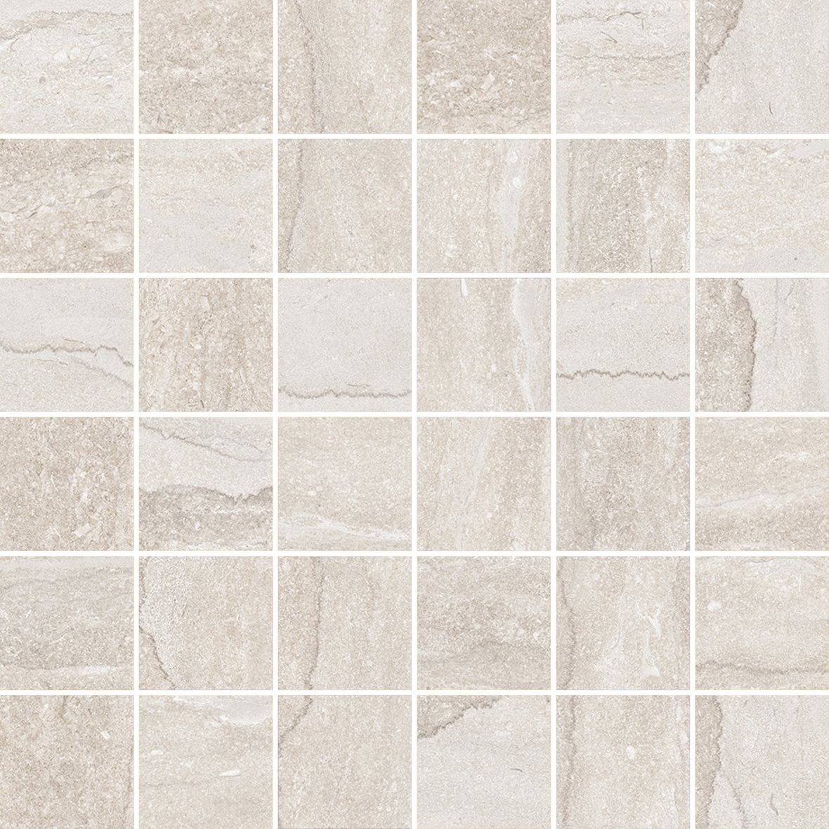 LPC Portland Vein lasittamaton porcelanato mosaiikki seinälaatta lattialaatta 5X5 01 pearl tasapintainen silotettu matta Mosaico vaalea valkoinen kivi