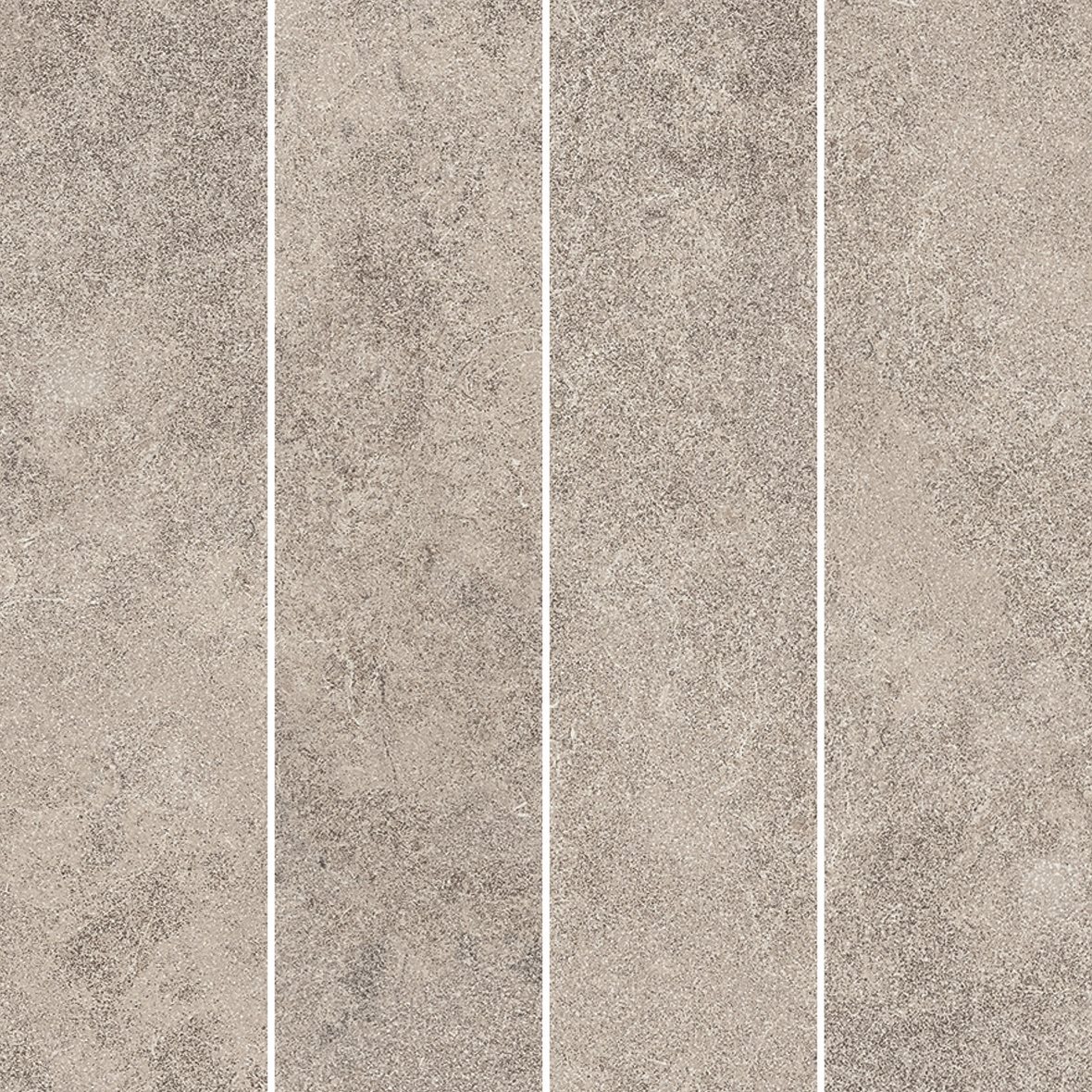 LPC Portland Cross lasittamaton porcelanato mosaiikki seinälaatta lattialaatta 7,3X29,8 04 smoke tasapintainen silotettu matta Stripe keskitumma harma