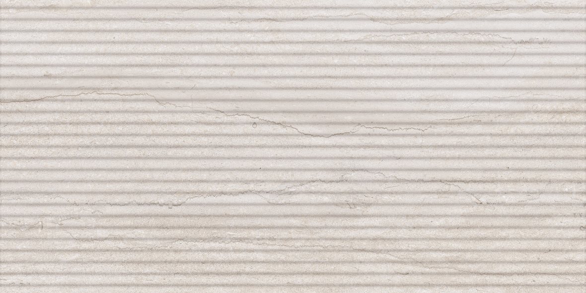 LPC Portland Vein lasittamaton porcelanato seinälaatta 60X120 G01 pearl rihlattu matta Stromboli vaalea valkoinen kivi