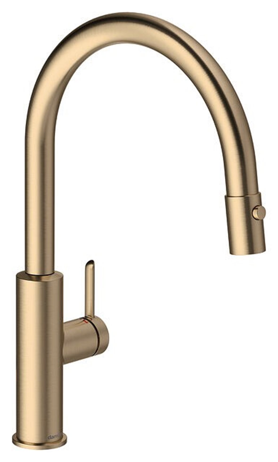 Damixa Iris keittiöhana metalli PVD harjattu pronssi ulosvedettävä