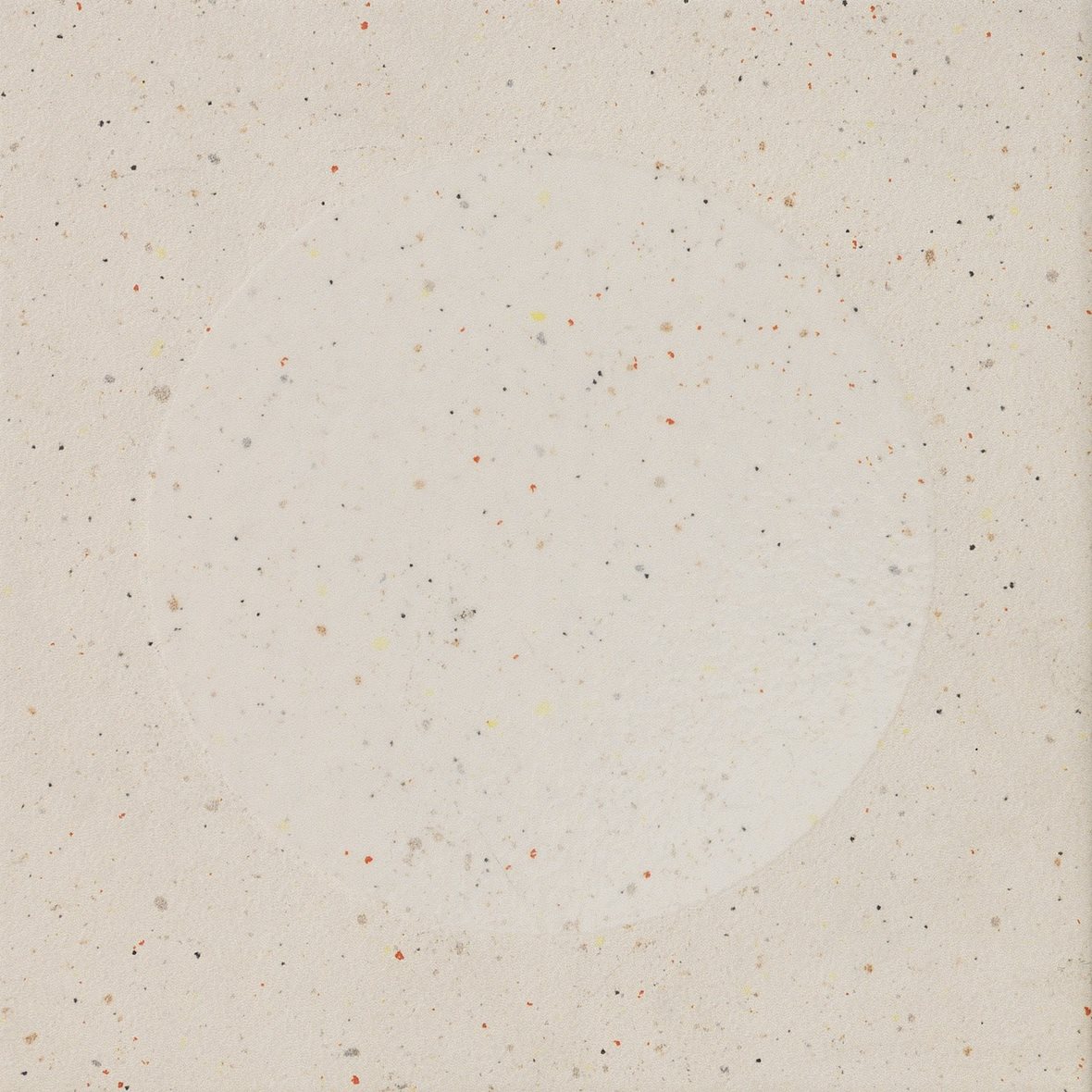 LPC Fancy Moon lasitettu kuviolaatta 20X20 02 Bone strukturoitu matta vaalea beige pilkullinen