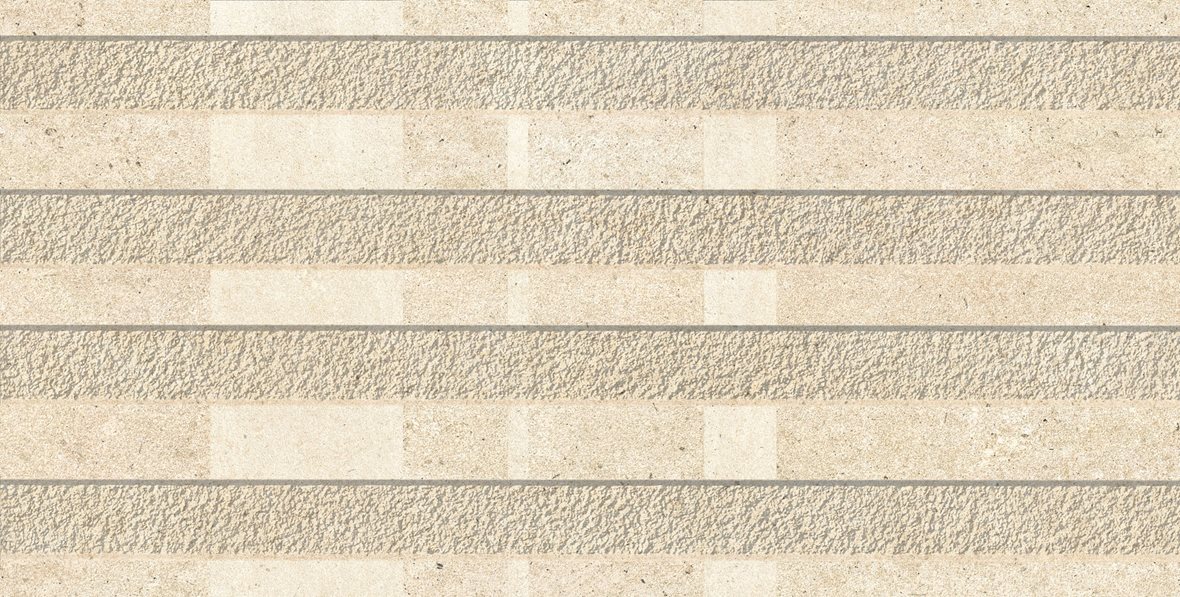 LPC Concepto lasitettu kuviolaatta 29,7X59,7 02 bone kohokuvioinen kiiltävä vaalea beige kivi
