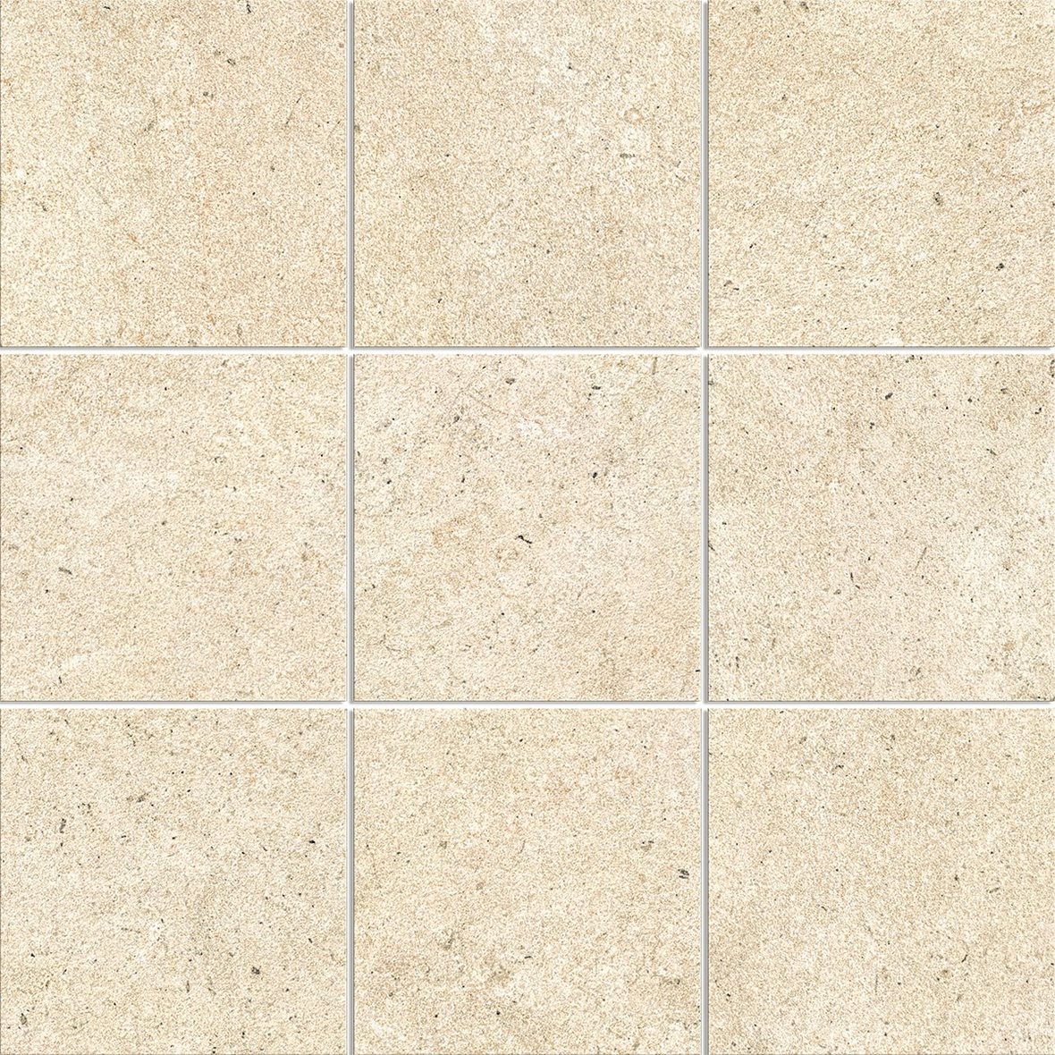LPC Concepto lasittamaton porcelanato seinälaatta lattialaatta 9,7X9,7 02 bone tasapintainen matta vaalea beige kivi