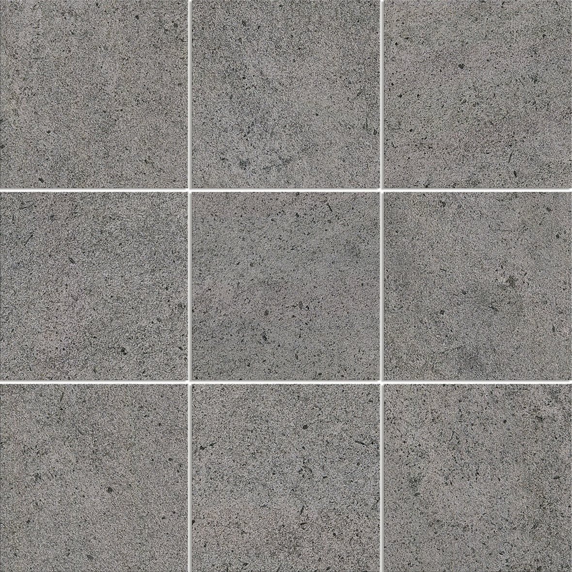 LPC Concepto lasittamaton porcelanato seinälaatta lattialaatta 9,7X9,7 05 grafite tasapintainen matta tumma harmaa kivi