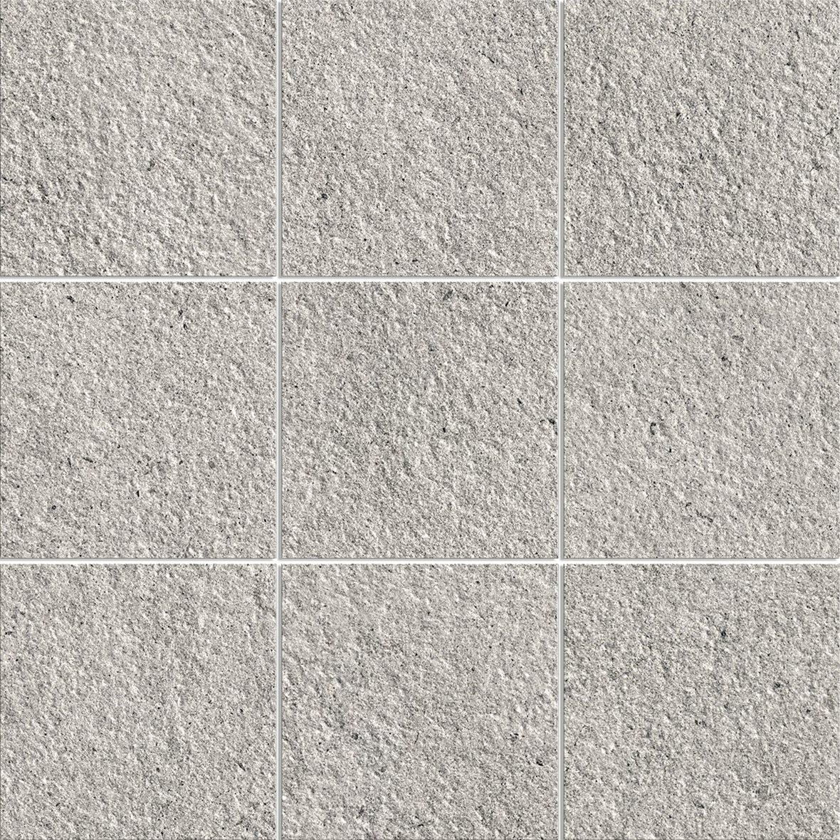 LPC Concepto lasittamaton porcelanato lattialaatta 9,7X9,7 B04 ash hakattu matta keskitumma harmaa kivi