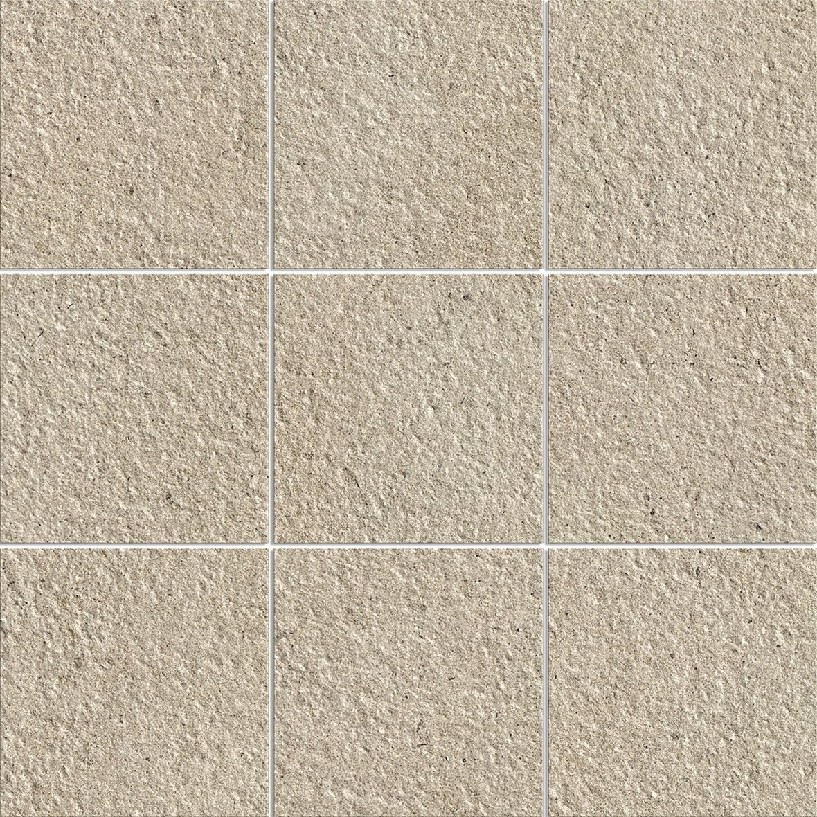 LPC Concepto lasittamaton porcelanato lattialaatta 9,7X9,7 B03 brown hakattu matta keskitumma ruskea kivi