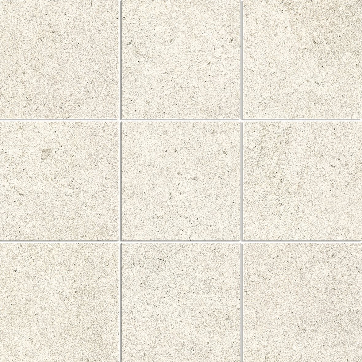 LPC Concepto lasittamaton porcelanato seinälaatta lattialaatta 9,7X9,7 01 pearl tasapintainen matta vaalea beige kivi