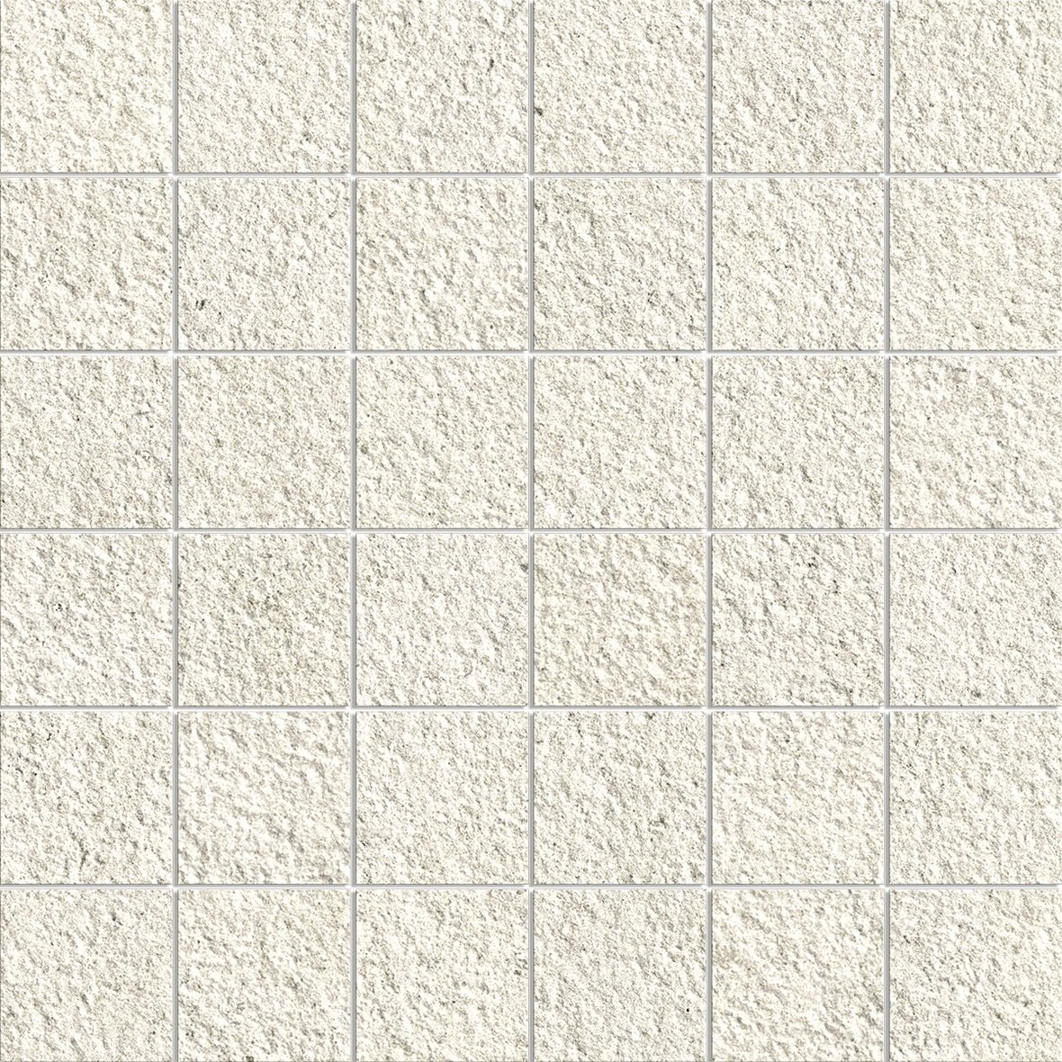 LPC Concepto lasittamaton porcelanato mosaiikki lattialaatta 4,7X4,7 B01 pearl hakattu matta vaalea beige kivi
