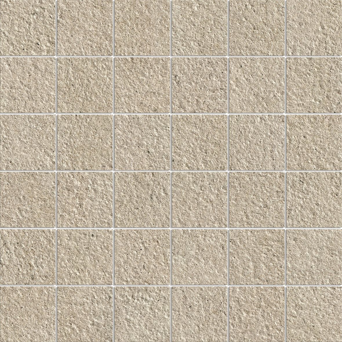 LPC Concepto lasittamaton porcelanato mosaiikki lattialaatta 4,7X4,7 B03 brown hakattu matta keskitumma ruskea kivi