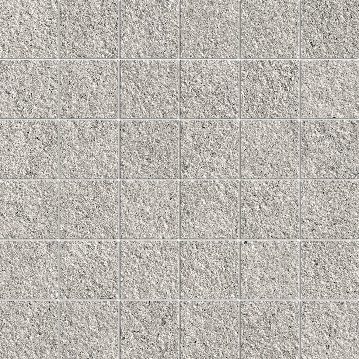 LPC Concepto lasittamaton porcelanato mosaiikki lattialaatta 4,7X4,7 B04 ash hakattu matta keskitumma harmaa kivi