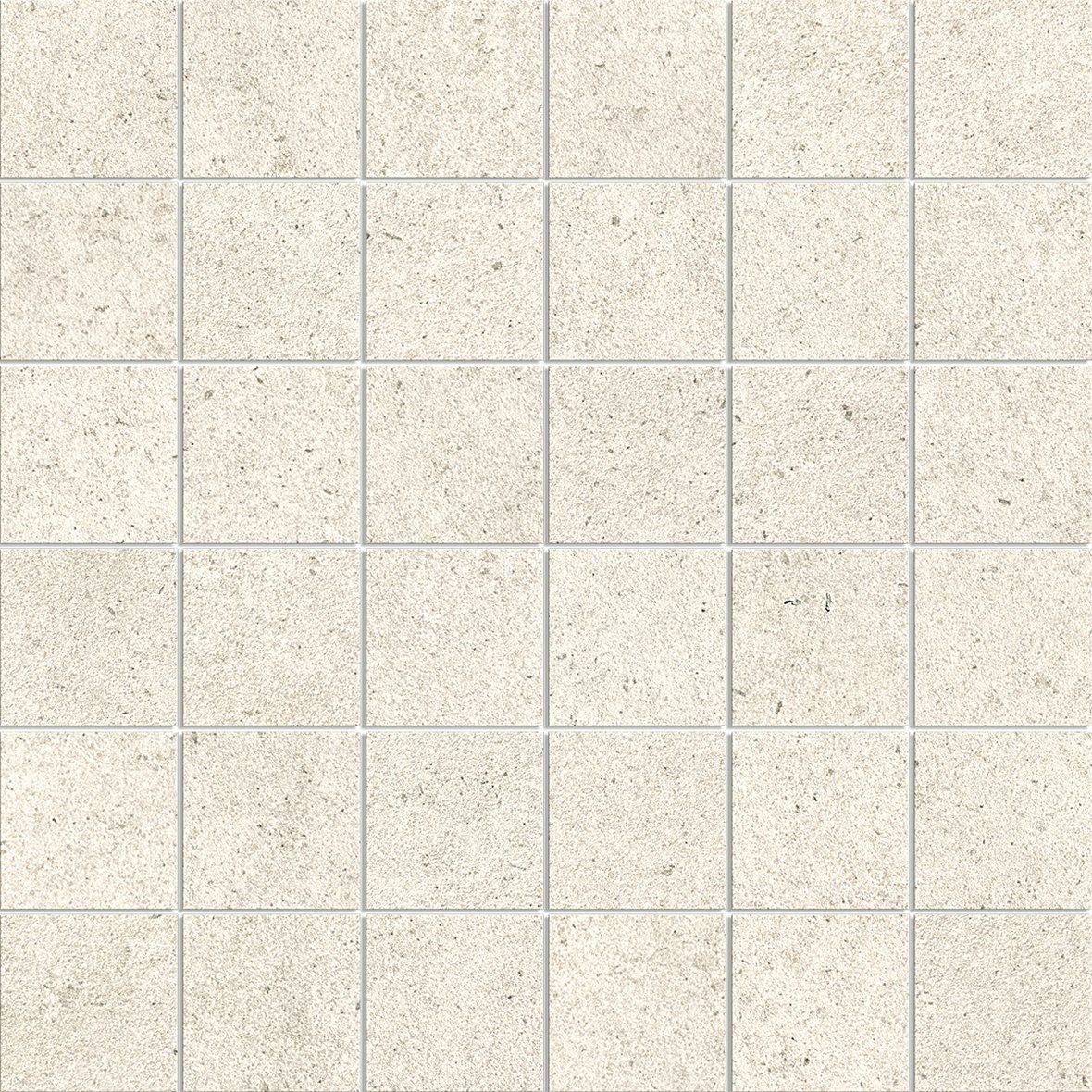 LPC Concepto lasittamaton porcelanato mosaiikki seinälaatta lattialaatta 4,7X4,7 01 pearl tasapintainen matta vaalea beige kivi