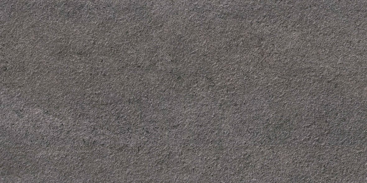 LPC Concepto lasittamaton porcelanato lattialaatta ulkolaatta 29,7X59,7 B06 night hakattu matta tumma musta kivi