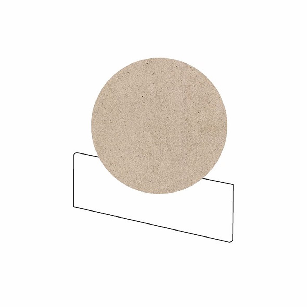 LPC Concepto lasittamaton jalkalista 9,5X29,7 03 brown tasapintainen matta keskitumma ruskea kivi
