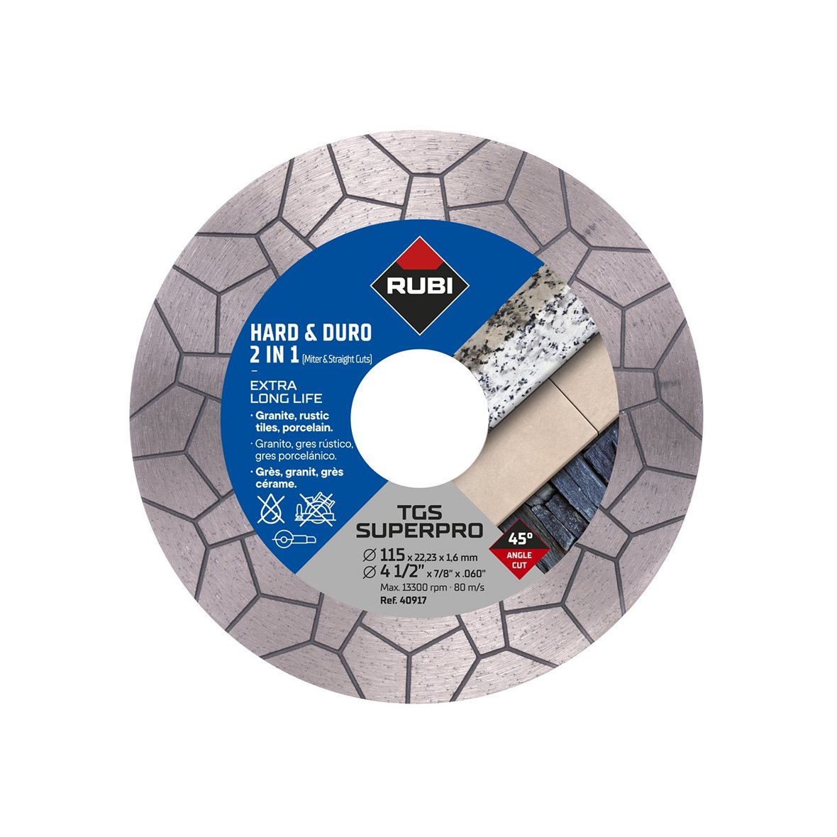 Rubi Diamond Blades TGS timanttilaikka 115 mm