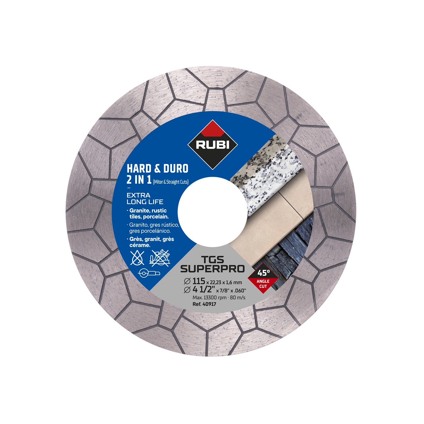 Rubi Diamond Blades TGS timanttilaikka 115 mm | Laattapiste