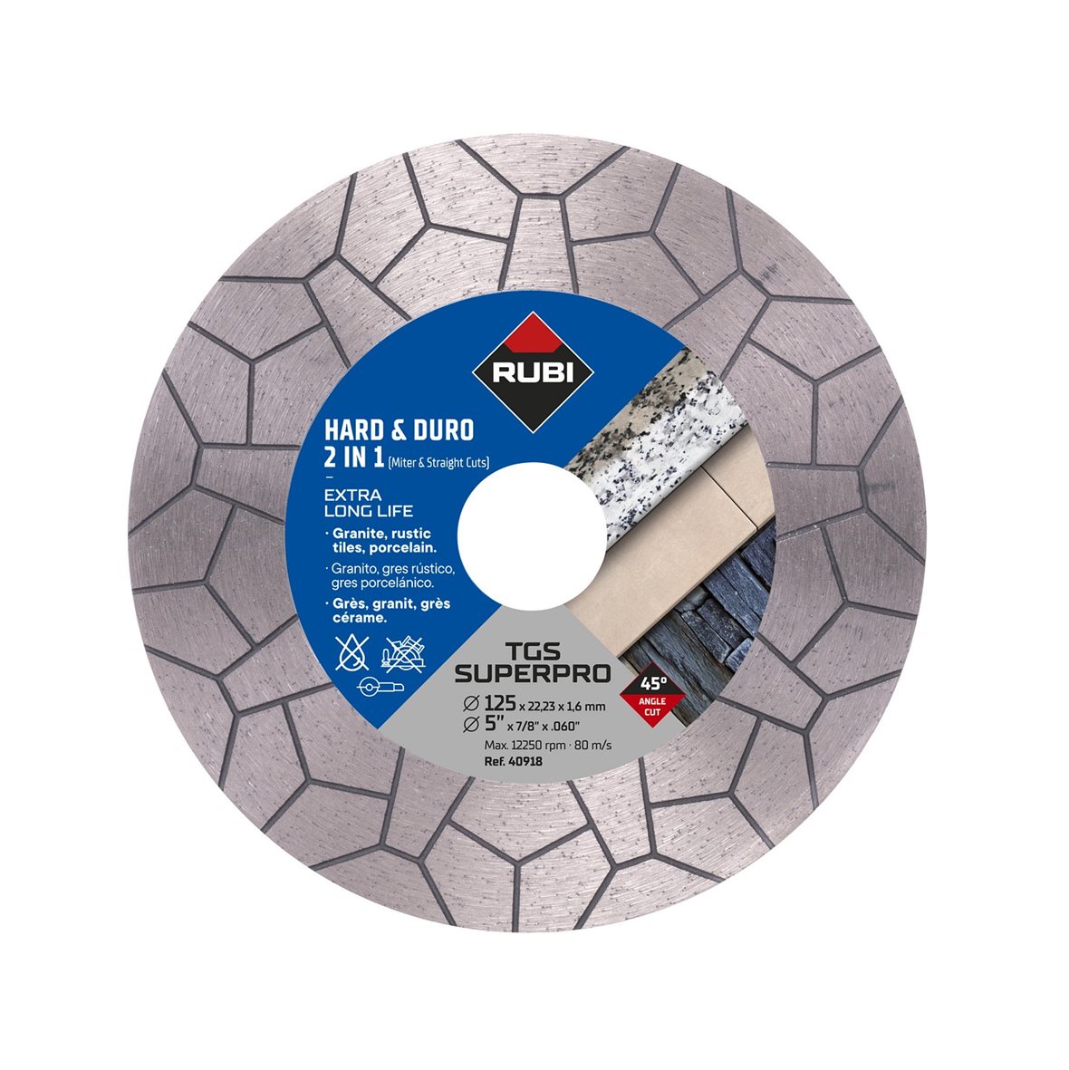 Rubi Diamond Blade TGS timanttilaikka 125 mm