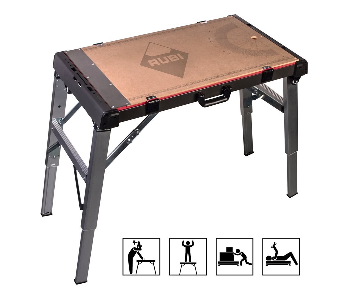 Rubi Tools For Tiling 4-in-1 työpöytä taitettava