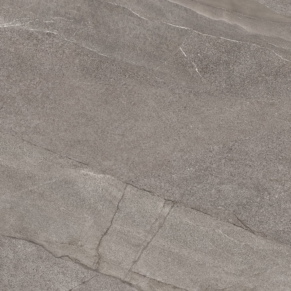 Pukkila Canyon lasitettu porcelanato ulkolaatta 60X60X2 R04 smoke karhennettu matta keskitumma ruskea kivi
