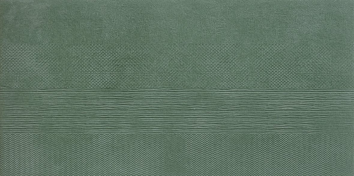 LPC Paradiso Mixtura lasitettu kuviolaatta 60X120 03 jungle kohokuvioinen kiiltävä keskitumma vihreä vivahteikas