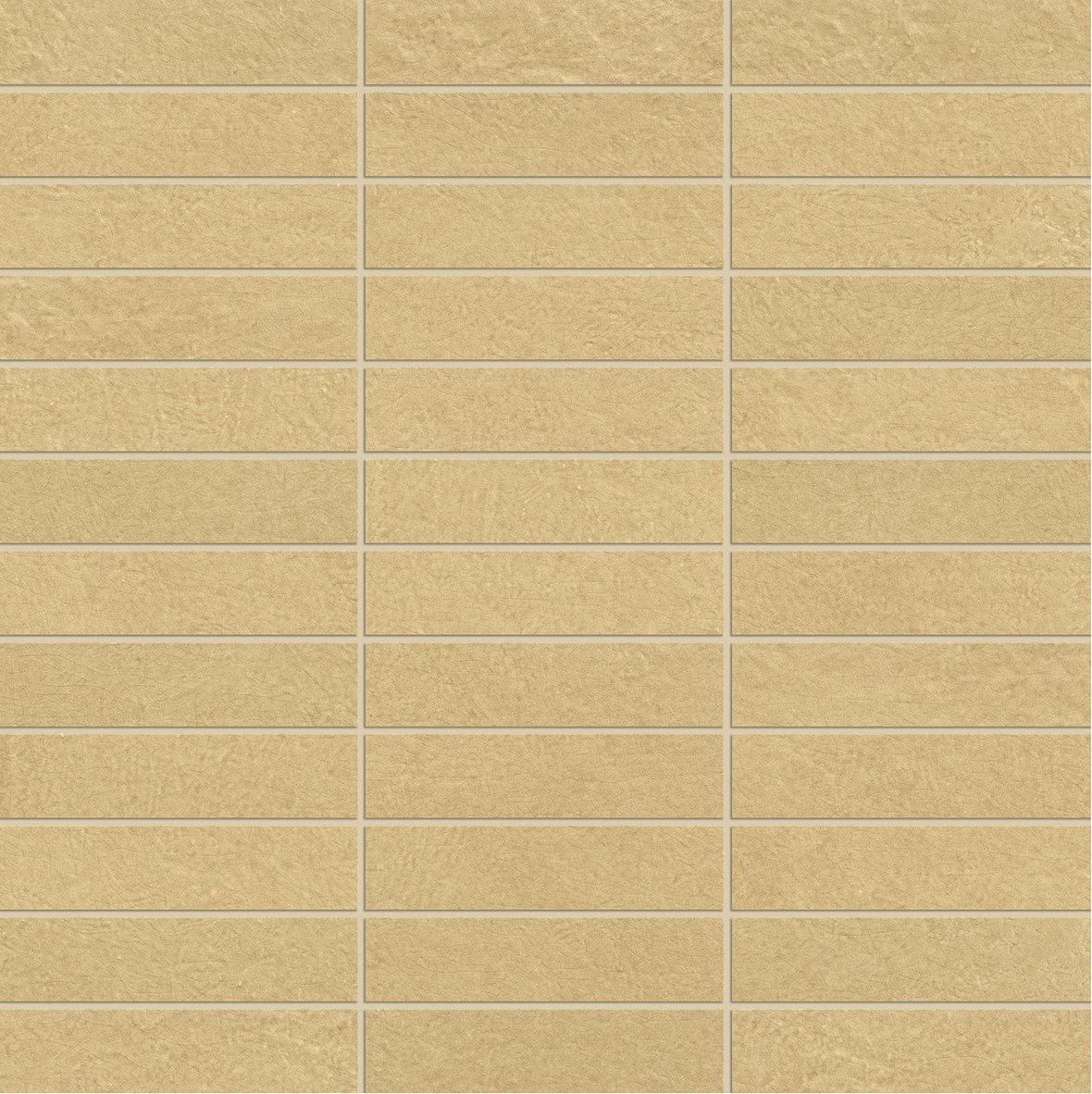 LPC Paradiso Line lasitettu porcelanato mosaiikki seinälaatta 2,3X9,8 04 sunset laineileva kiiltävä keskitumma keltainen vivahteikas