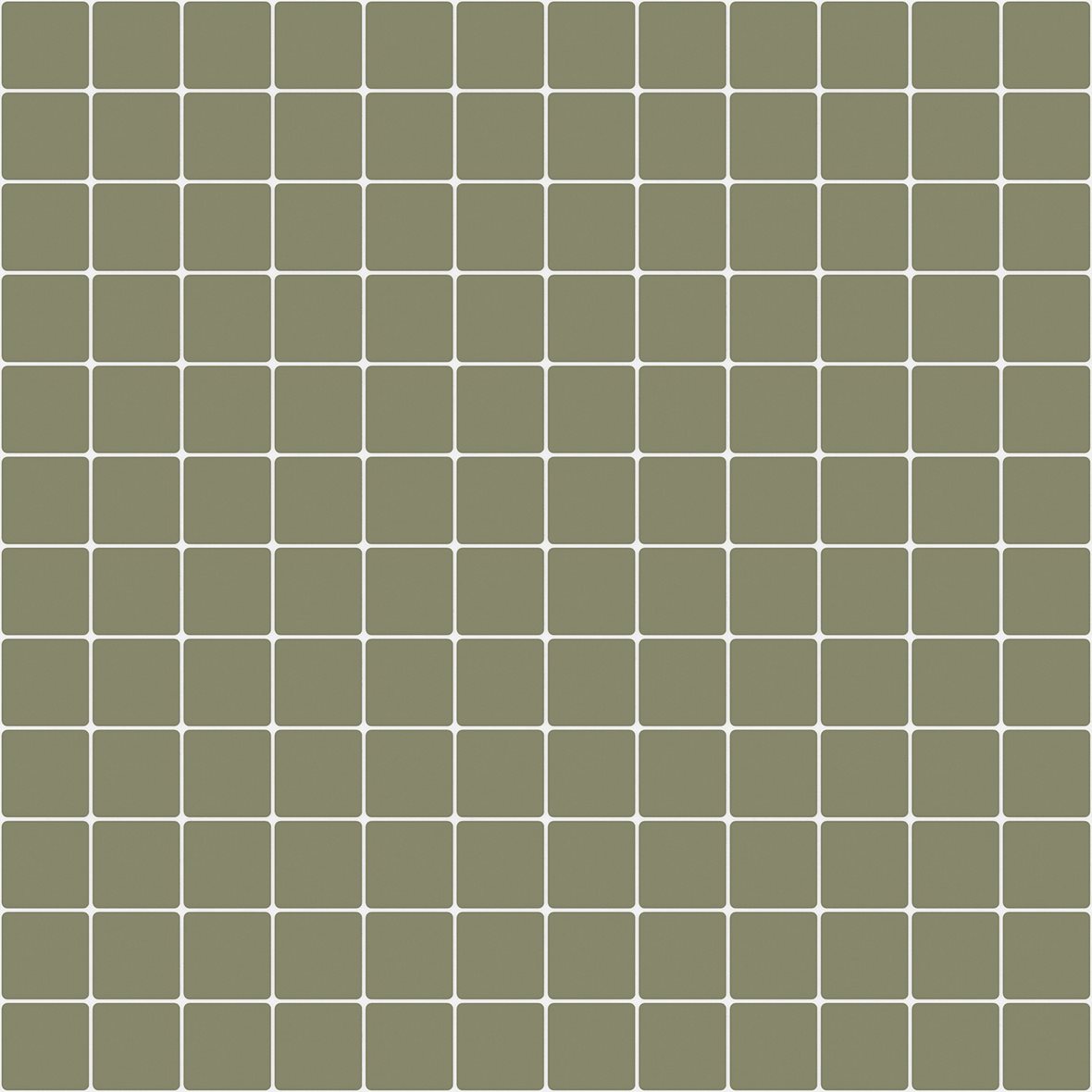 LPC Pastelli lasittamaton porcelanato mosaiikki seinälaatta lattialaatta ulkolaatta 2,5X2,5 7012 salvia tasapintainen matta antibakteerinen keskitumma