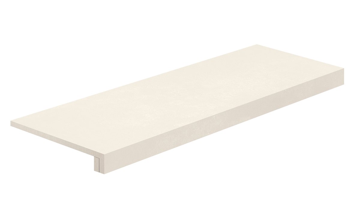 LPC Focus lasittamaton porraslaatta reunalla 32,5X120 04 winter tasapintainen matta vaalea beige kivi