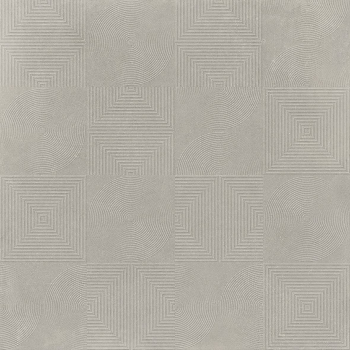 LPC Mystic Punto lasittamaton kuviolaatta 120X120 02 Grey kohokuvioinen matta vaalea harmaa betoni