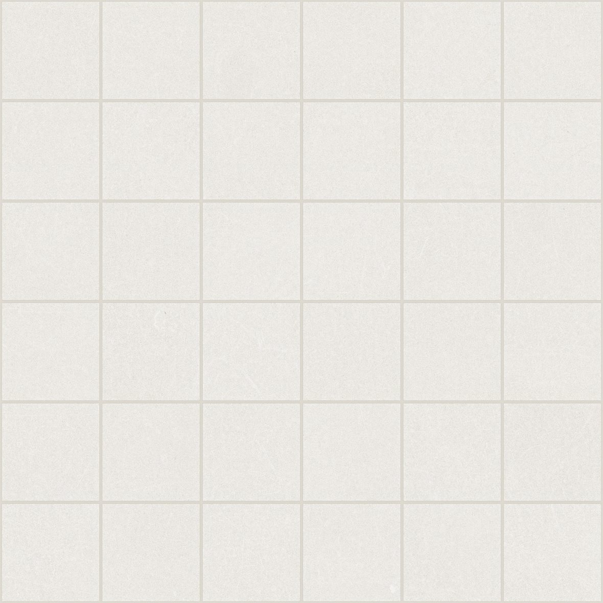 LPC Mystic lasittamaton porcelanato mosaiikki seinälaatta lattialaatta 4,8X4,8 03 White tasapintainen matta vaalea harmaa betoni