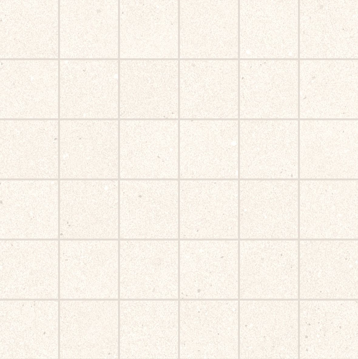 LPC Granico lasittamaton porcelanato mosaiikki seinälaatta lattialaatta 4,8X4,8 04 snow tasapintainen matta vaalea valkoinen kivi