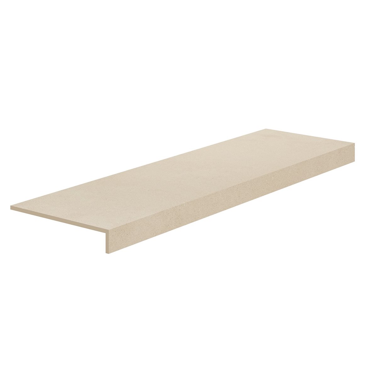 LPC Granico lasittamaton porraslaatta reunalla 32,5X120 06 beige tasapintainen matta vaalea beige kivi