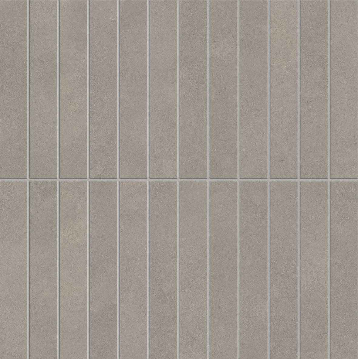 LPC Sense Line lasitettu porcelanato mosaiikki seinälaatta lattialaatta 2,3x14,8 09 savu tasapintainen matta 30x30 keskitumma harmaa vivahteikas