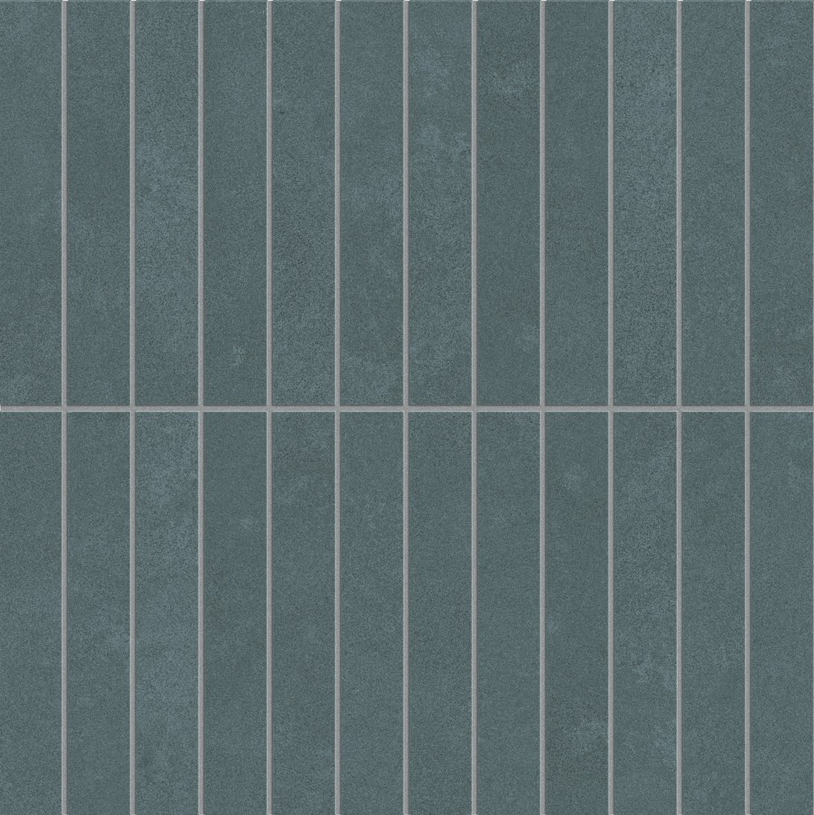 LPC Sense Line lasitettu porcelanato mosaiikki seinälaatta lattialaatta 2,3x14,8 12 petrooli tasapintainen matta 30x30 tumma turkoosi vivahteikas