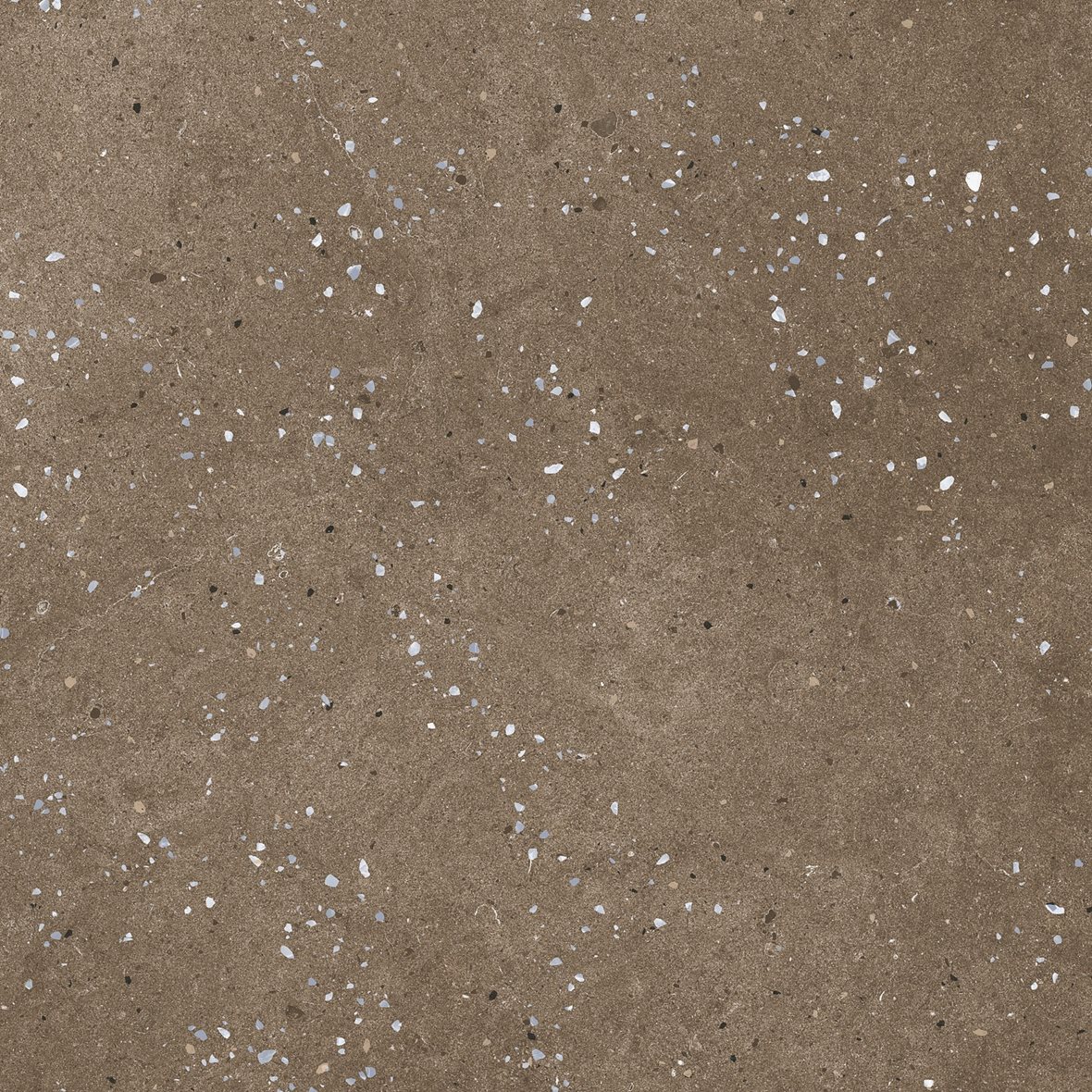 LPC Vienna lasitettu porcelanato seinälaatta lattialaatta ulkolaatta 59,7X59,7 05 brown tasapintainen matta tumma ruskea terrazzo