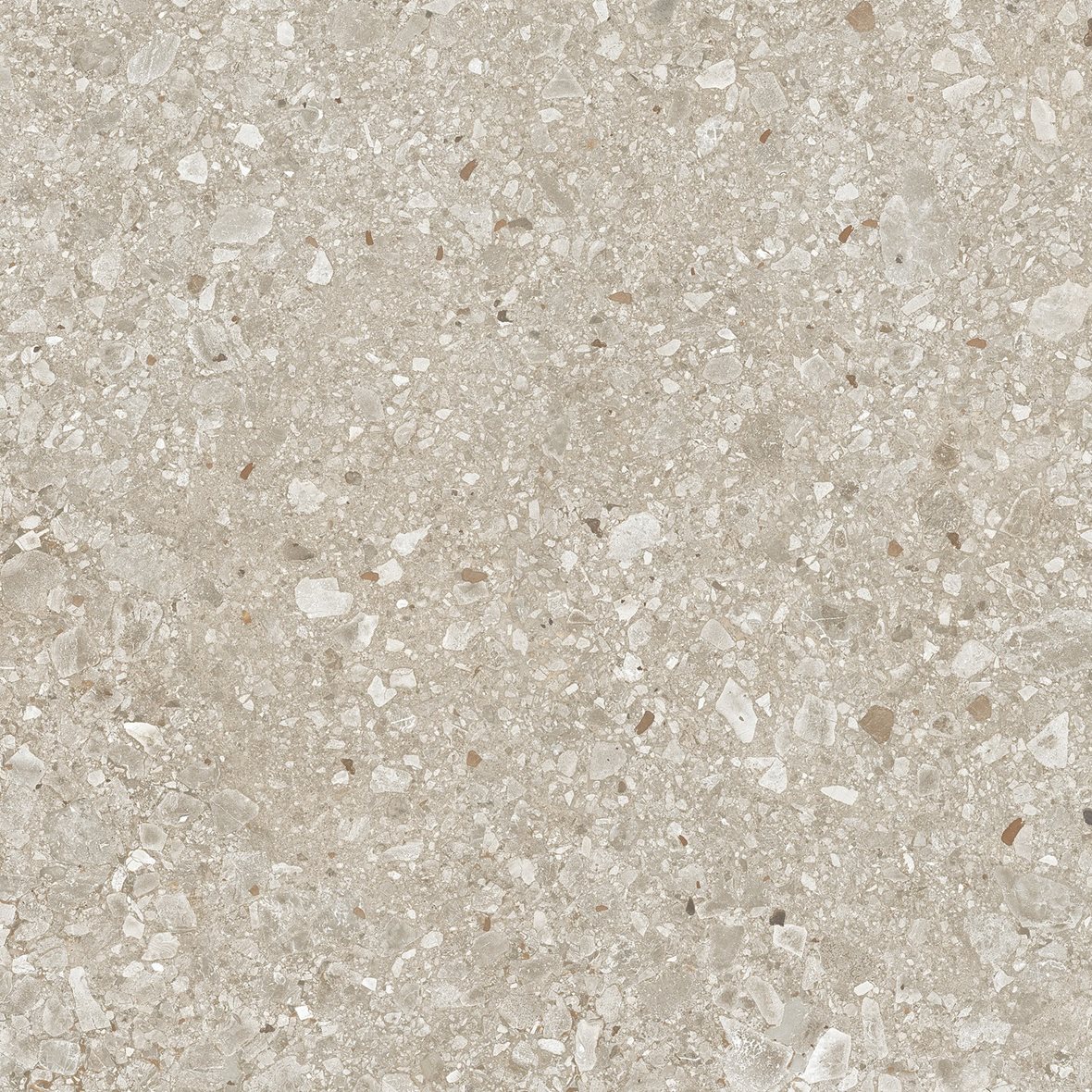 LPC Veneto lasitettu porcelanato seinälaatta lattialaatta ulkolaatta 60x60 02 Brown tasapintainen matta keskitumma beige terrazzo