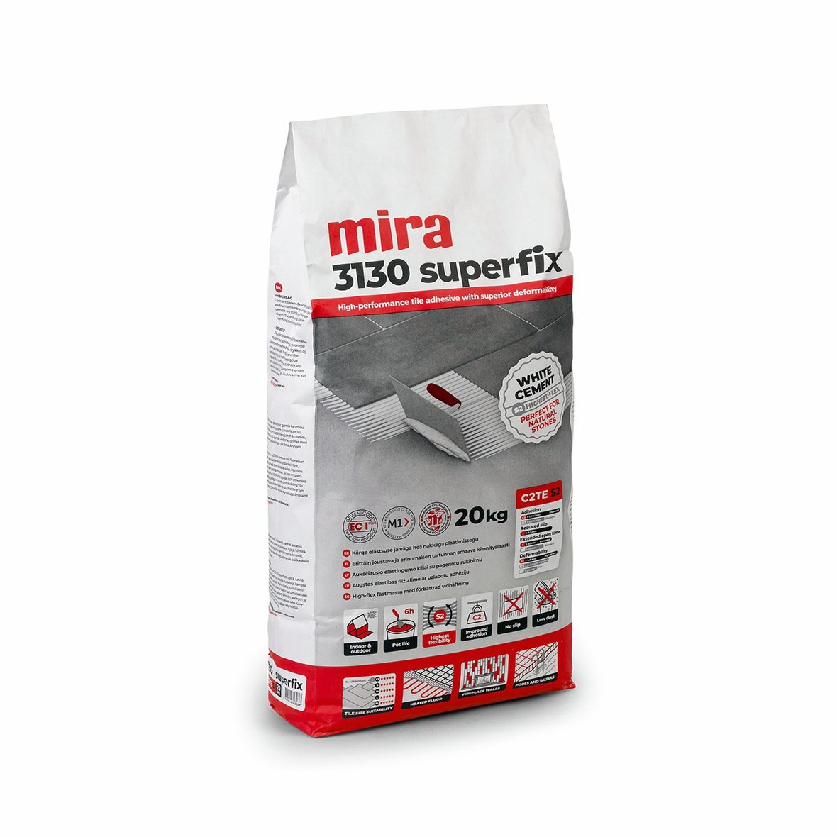 mira 3130 superfix kiinnityslaasti 20 kg