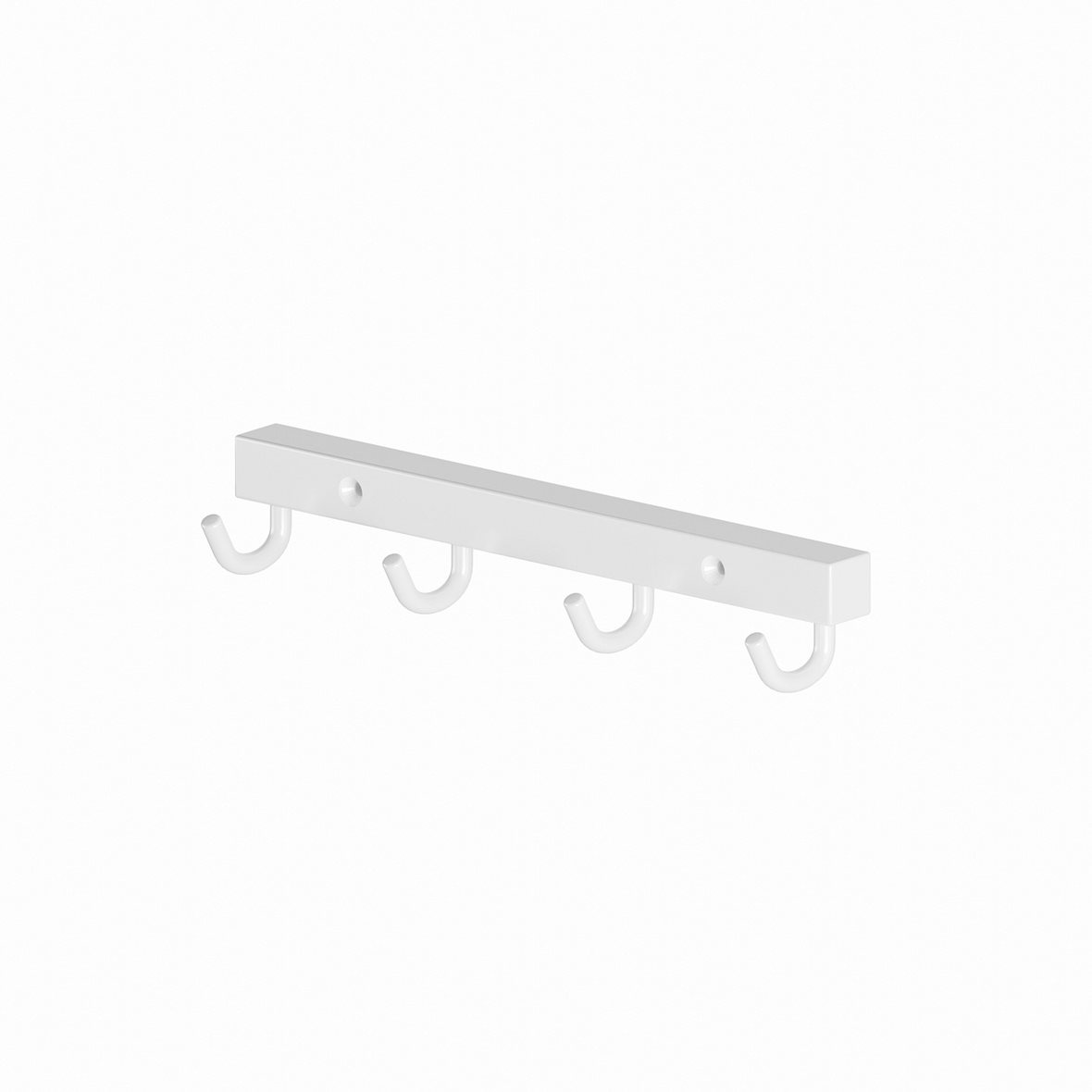 Perfct Accessories Phi monikoukku 21,4x4x4,5 cm valkoinen kiiltävä alumiini 944