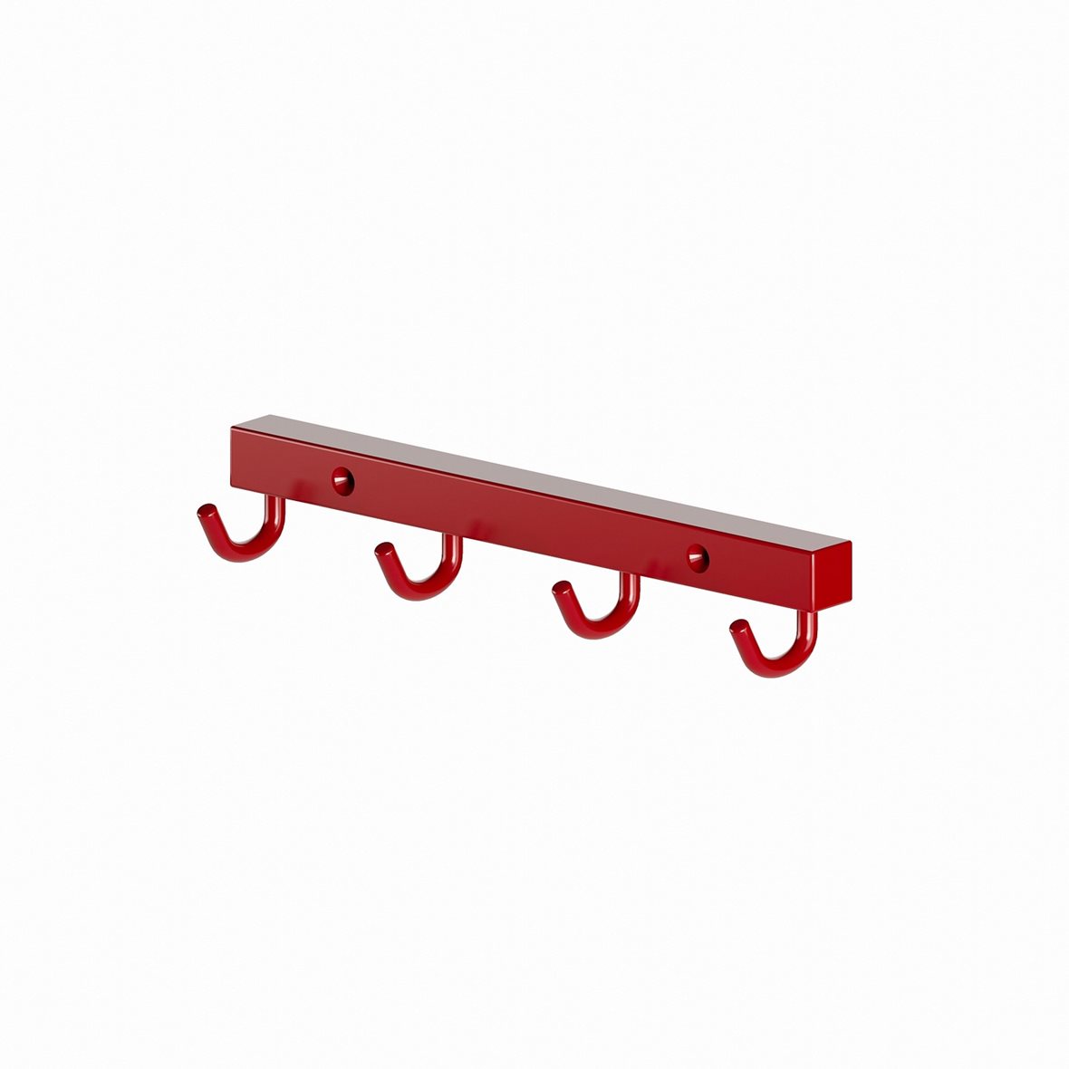 Perfct Accessories Phi monikoukku 21,4x4x4,5 cm punainen kiiltävä alumiini 944